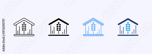 Habitat icons representing natural living spaces, ecosystems, and wildlife environments. Multiple style Icons set.