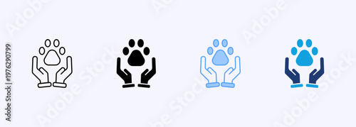 Wildlife icons featuring animals, nature, and conservation themes for environmental projects. Multiple style Icons set.