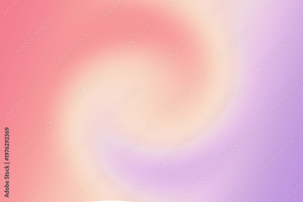 Fototapeta premium Abstract spiral blur background featuring soft pastel gradient colors and glowing dreamy atmosphere