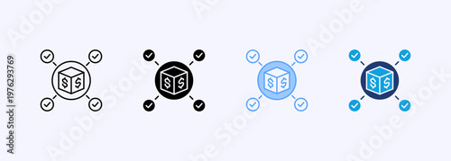 Diversification Icon Set Multiple Style Various Collection Element For Design
