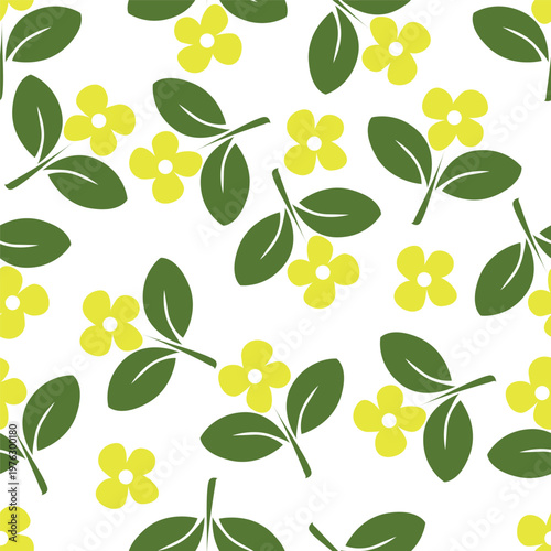 coquette seamless purple and yellow flowers pattern. Delicate petals and vibrant blossoms create an artistic and vintage botanical illustration. pastel flower seamless pattern