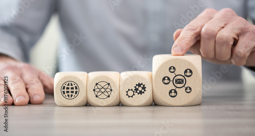 Concept of email marketing