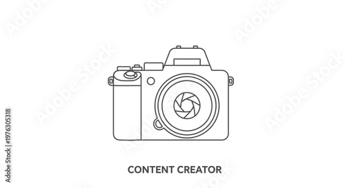 Camera for content creation purposes only.