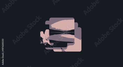 Closeup of a pig face profile.