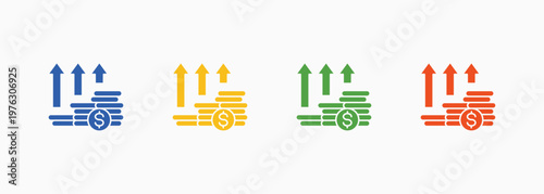 Profitability Outline Icon