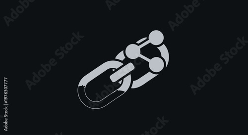 Chain Link Metal Bond Connection.