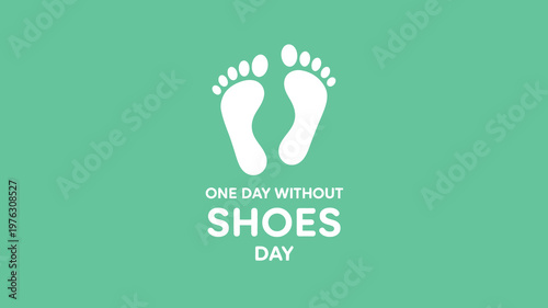 One Day Without Shoes Day: International Charity Campaign, Global Awareness for Children's Need and Sustainability Concept
