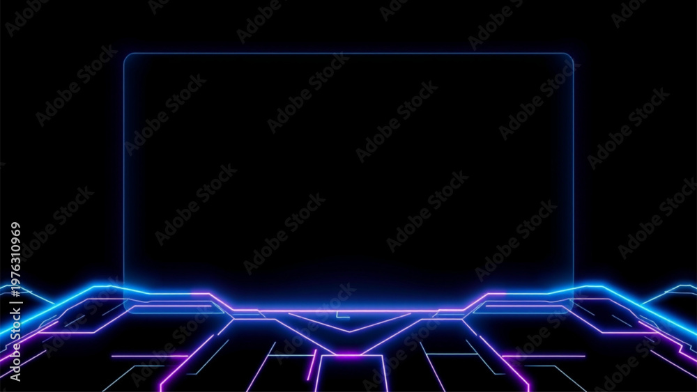 Obraz premium abstract blue background with lines