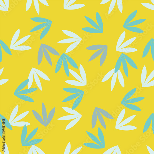 coquette seamless purple and yellow flowers pattern. Delicate petals and vibrant blossoms create an artistic and vintage botanical illustration. pastel flower seamless pattern