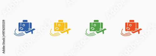 Travel Icon Set Color Multiple Style Collection Element For Design