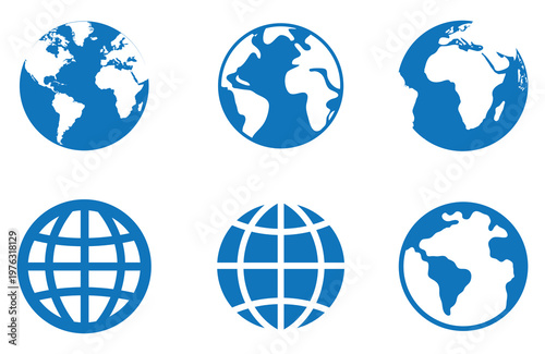 Modern blue abstract arrow logo design template with negative space for branding and corporate identity