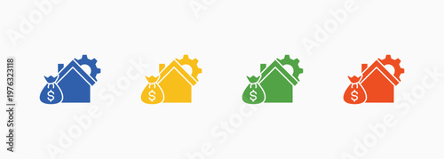 Assets Icon Set Color Multiple Style Collection Element For Design