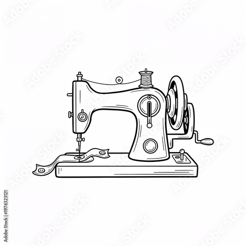 vintage sewing machine