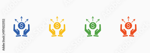 Liabilities Icon Set Color Multiple Style Collection Element For Design