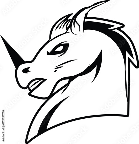 Vector image for the horse.