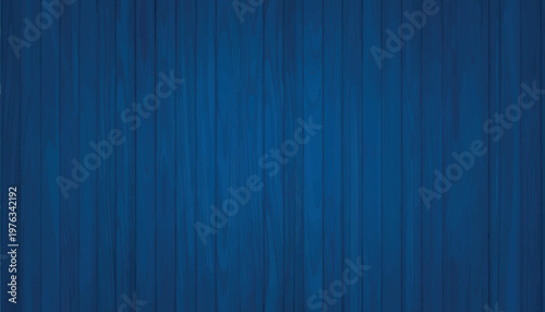 Dark blue wooden plank texture background vertical wood pattern. Dark blue wooden plank texture vector background. For web design, presentations, banners, branding, and minimal layouts.