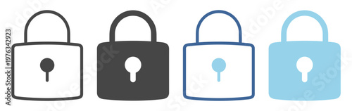 Lock security icon access communication technology privacy padlock closed secure