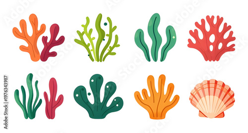 coral reef illustration, ocean coral illustration, marine reef illustration, underwater scene illustration, aquatic life illustration, reef ecosystem illustration, tropical reef illustration, colorful