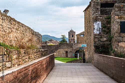 The medieval village of Ainsa in Spain belongs to the region of El Sobrarbe