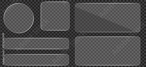 High-end glassmorphism UI set for dashboard interface and mobile applications.