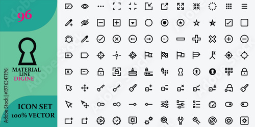 Intricate collection of diverse symbols and a knight chess piece on a patterned background