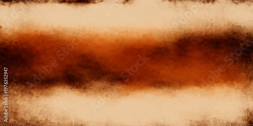 Old paper texture background with smoky foggy nature scene