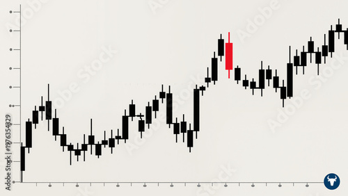 stock market graph, The interface looks very professional, Economic performance is being tracked, The layout is clean and modern, The visual shows financial progress, Moving averages smooth out noise