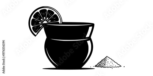 Tequila Mezcal Tasting Cup Silhouette