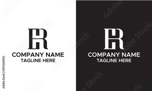 Creative and Minimalist Letter CR RC Logo Design Icon Elegant letter cr or rc monogram logo 