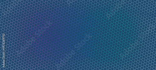 Abstract Pink, Blue, and Green Hexagonal Honeycomb Pattern Background