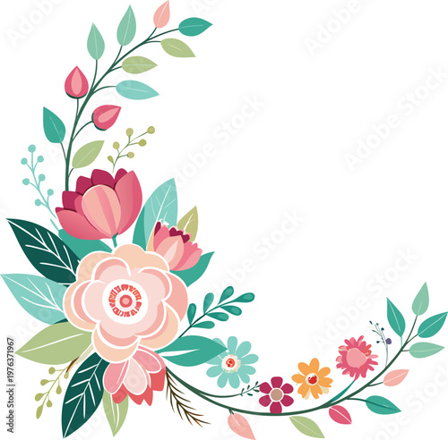 Beautiful flowers of different colors and shapes is natural composition rare beauty surrounding atmosphere sources vibrant vibrant life vibrant life