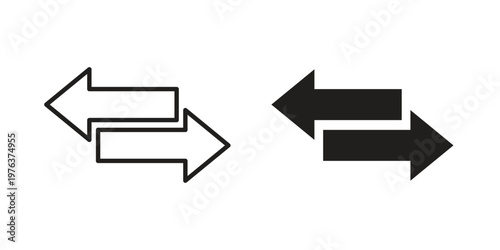 Transfer icon set, logo vector eps10