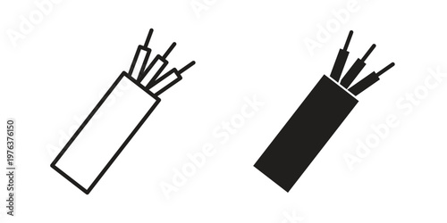 Wires icon set, logo vector eps10