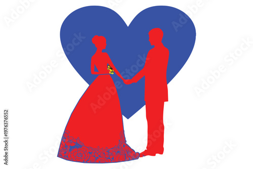 Romantic Relationship Proposal Scene Artwork.