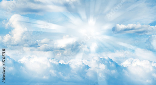 Fotografie Rays in sky