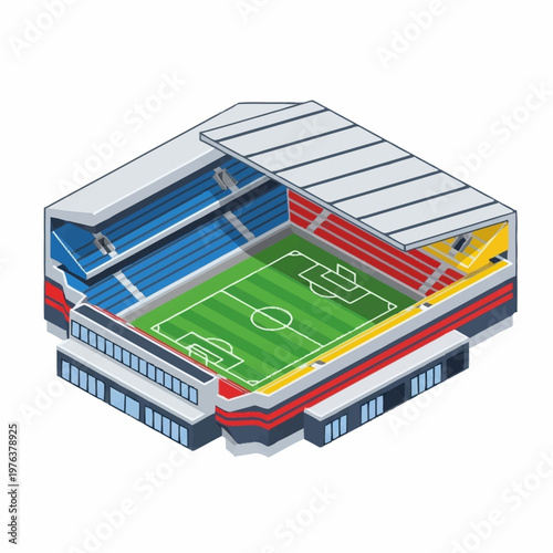 Soccer Stadium Football Field Arena Sports.
