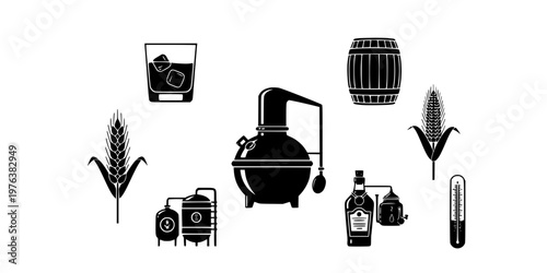 Copper Pot Still Craft Distillery Silhouette