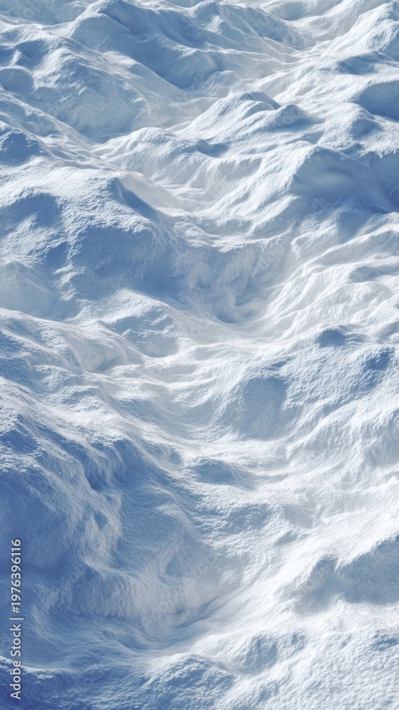 Obraz premium Snowdrifts Texture in Winter Landscape