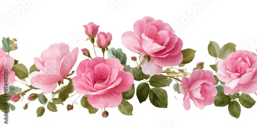 Pink Flowers Decoration
