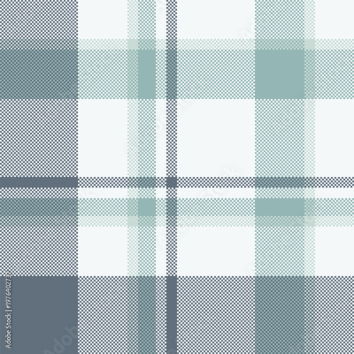 Classical plaid pattern tartan, newborn fabric check texture. Tissue background vector textile seamless in pastel and white colors.