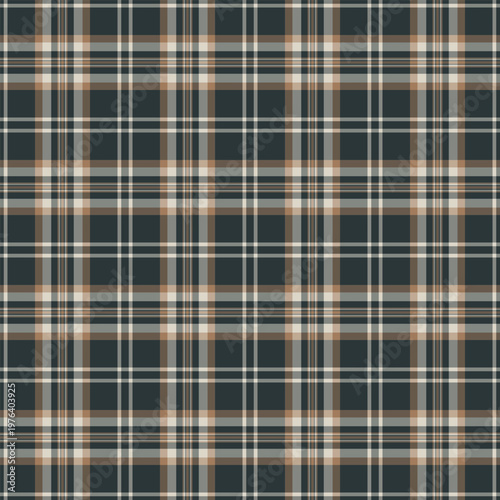 Packaging tartan vector check, uniform background plaid pattern. 30s textile fabric texture seamless in pastel and neutral grey colors.