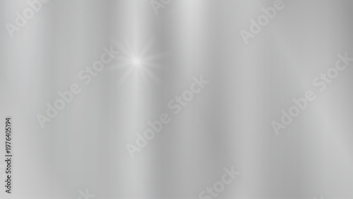 Sleek silver mirror surface with gradient shine and reflective metal texture. Modern minimal composition is ideal for digital banners, branding, and contemporary presentations.