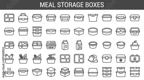 Meal storage boxes featuring segmented meal boxes, portable meal boxes, polymer storage boxes, transparent storage boxes, steel
