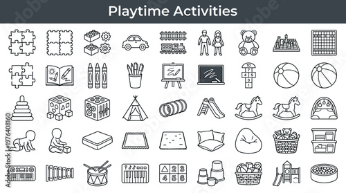 Indoor ground activities featuring interlocking mat tiles, cushioned surface tiles, construction toy pieces, miniature vehicle