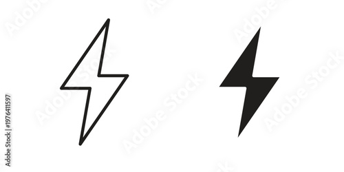Foto Energy Icon collection on white background. Vector icon art.
