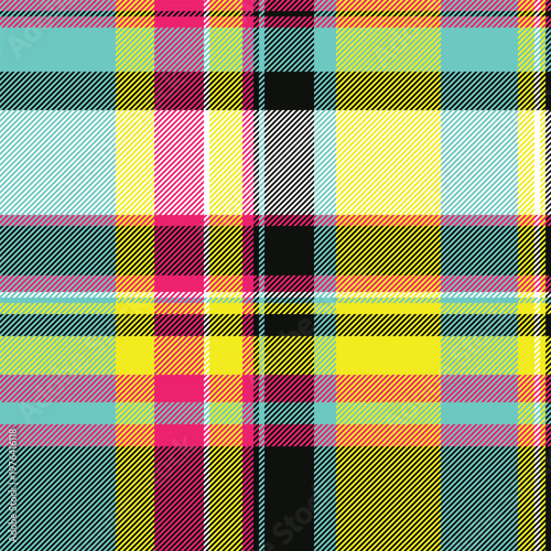 Plaid for interior displays of womens fashion stores. Harmonized tartan designs suit decor visuals. Seamless vectors maintain rhythm.