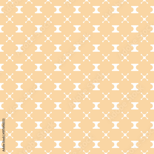 White and deep champagne ornamental pattern