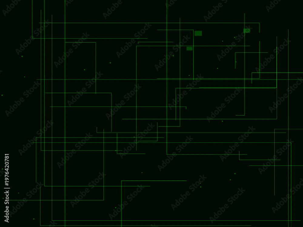 Fototapeta premium Electronic PCB Pattern Futuristic Digital Design Backdrop
