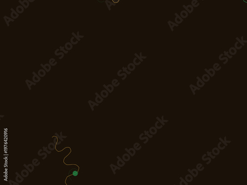 Art Nouveau Flowing Vine Ornament Elegant Luxury Background