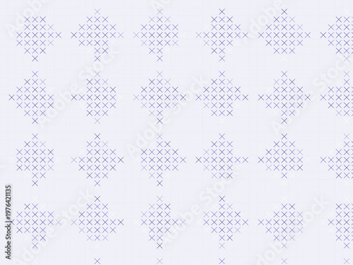 Cross Stitch Embroidery Pattern Folk Art Craft Background